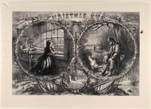 圣诞前夕出版了《哈珀斯周刊》，1863年1月3日，1863年。 作者 托马斯·纳斯特