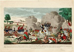 Bataille de Friedland-弗里德兰战役。 1807年6月14日，俄罗斯列布卫队的冲锋-托马斯·查尔斯·诺德