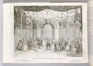 皮埃尔·奥古斯丁·卡隆·德·波马查伊斯（Pierre Augustin Caron de Beaumarchais）的《费加罗的婚姻》插图，“他让您在配偶手中变得纯洁而纯正”，1784年