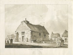 Bednall教堂：棕褐色绘图，nd [？1838] 作者 托马斯·佩普洛伍德