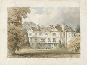 布劳顿·霍尔（Broughton Hall）：水彩画，nd [？1838]（绘画）
