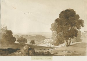 Cannock Chase：棕褐色水墨画，nd [？1839]