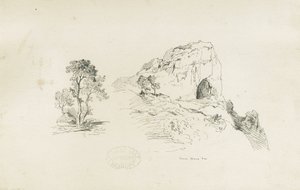 Dovedale-景观：钢笔和墨水绘画，nd [1817-1845]（绘画）