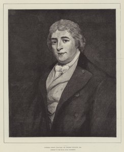 Charles Dibdin（1745-1814），皇家海军展览中的肖像