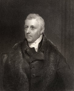 哈罗比第一伯爵达德利莱德，由亨利罗宾逊（1796-1871）镌刻，来自&39;国家肖像画廊，第四卷&39;，出版于1835年