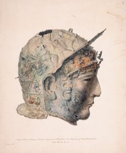 肋切斯特头盔的图纸 作者 托马斯·理查德（归因于）安德伍德