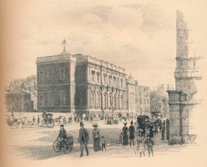 白厅宫宴会厅外观，1902年