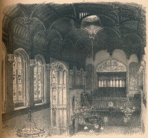 克罗斯比音乐厅的内部，1902年