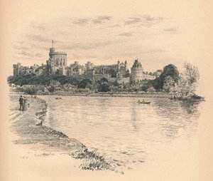 温莎城堡从河，1902年