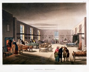 米德尔塞克斯医院的女病房，伦敦，1808-1811年