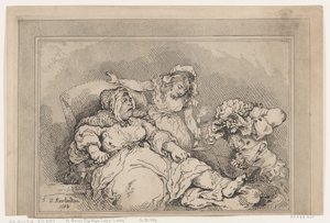 A Bawd on her Last Legs, 1792., 1792. 作者 托马斯·罗兰森