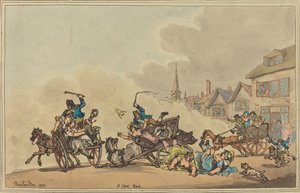 车赛，1788年。 作者 托马斯·罗兰森