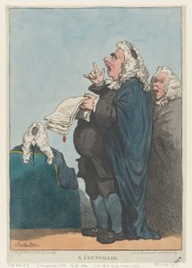 A Counciller[原文如此]，1801年1月1日。, January 1, 1801. 作者 托马斯·罗兰森