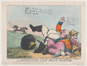 A Dismounted Light Horse Volunteer, June 30, 1804., June 30, 1804. 作者 托马斯·罗兰森