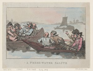 淡水礼炮，1799年，1799年。 作者 托马斯·罗兰森
