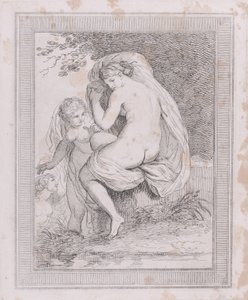 A Nymph Drying Herself, 1790-99., 1790-99. 作者 托马斯·罗兰森