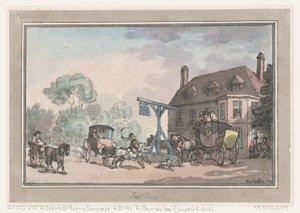 A Posting Inn, 1787., 1787. 作者 托马斯·罗兰森