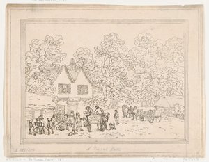 A Rural Halt, 1787., 1787. 作者 托马斯·罗兰森
