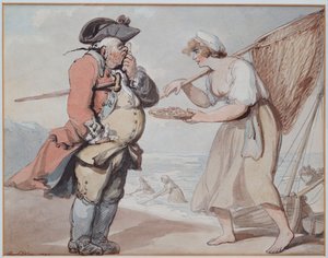 虾先生，先生？，1799年 作者 托马斯·罗兰森