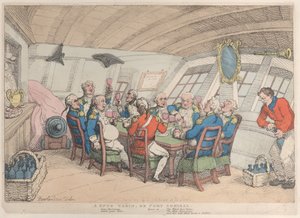 A Snug Cabin, or Port Admiral, June 21, 1808., June 21, 1808. 作者 托马斯·罗兰森