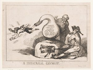 A Theatrical Chymist, May 1786., May 1786. 作者 托马斯·罗兰森