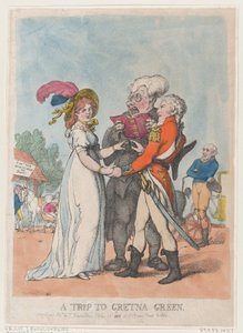 格雷特纳格林之行，1803., 1803. 作者 托马斯·罗兰森