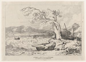 A View on the Coast of Sussex, October 1, 1785., October 1, 1785. 作者 托马斯·罗兰森
