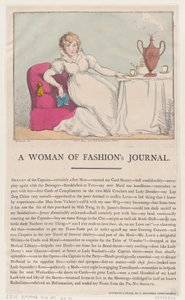 一个时尚女人的日记，1802年5月1日。，1802年5月1日。 作者 托马斯·罗兰森