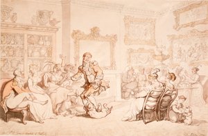 波特兰公爵夫人的招待会，1703年 作者 托马斯·罗兰森