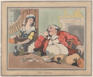 After Dinner, October 22, 1789., October 22, 1789. 作者 托马斯·罗兰森