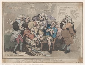 截肢，1786年2月17日。，1786年2月17日。 作者 托马斯·罗兰森