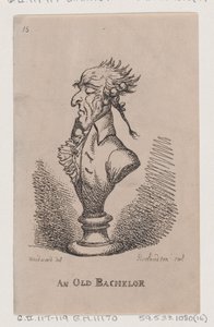 一个老学士，1808., 1808. 作者 托马斯·罗兰森