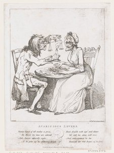 Avaricious Lovers, August 1, 1797., August 1, 1797. 作者 托马斯·罗兰森