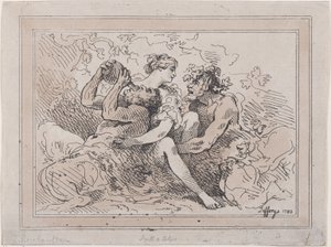 Bacchants, 1786., 1786. 作者 托马斯·罗兰森