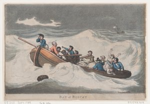 比斯开湾，1789年9月。，1789年9月。 作者 托马斯·罗兰森
