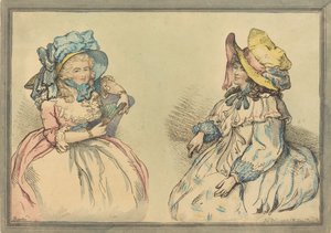 美人》，1792年出版。 作者 托马斯·罗兰森