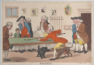 Billiards, March 1, 1803., March 1, 1803. 作者 托马斯·罗兰森