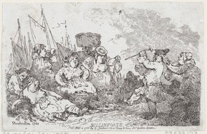比林斯盖特，1786年2月4日。，1786年2月4日。 作者 托马斯·罗兰森