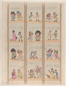 Borders for Rooms, Extravaganzas Plate 6, May 2, 1799. , May 2, 1799. 作者 托马斯·罗兰森