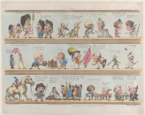 Borders for Rooms & Halls, Plate 10, July 10, 1799., July 10, 1799. 作者 托马斯·罗兰森