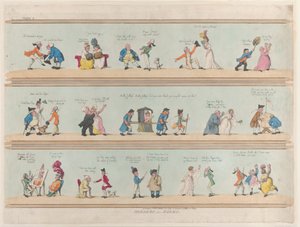 Borders for Rooms, Plate 2, March 25, 1799., March 25, 1799. 作者 托马斯·罗兰森