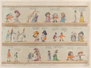 Borders for Rooms, Plate 4, April 1, 1799., April 1, 1799. 作者 托马斯·罗兰森