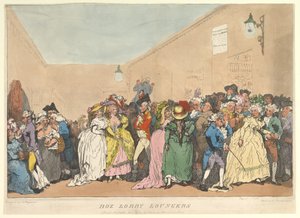 Box Lobby Loungers，1811年1月5日。 作者 托马斯·罗兰森