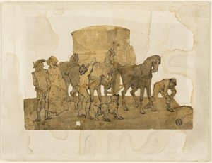 马车和马夫 作者 托马斯·罗兰森