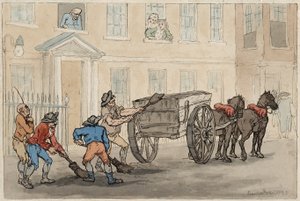 收集夜土壤，酒吧。 1788年 作者 托马斯·罗兰森