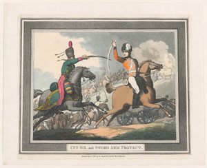 Cut Six, and Sword Arm Protect, September 1, 1798., September 1, 1798. 作者 托马斯·罗兰森