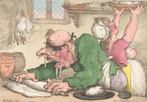Dinners Drest in the Neest Manner, October 1811., October 1811. 作者 托马斯·罗兰森