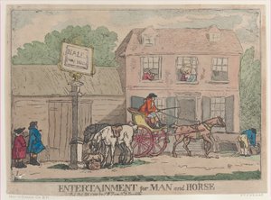 Entertainment for Man and Horse, October 25, 1788., October 25, 1788. 作者 托马斯·罗兰森