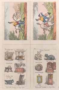 在Hogs Norton的时尚家具，数学骑术，1809年。 作者 乔治·穆塔德·伍德沃德