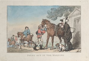 早晨出门，1787., 1787. 作者 托马斯·罗兰森